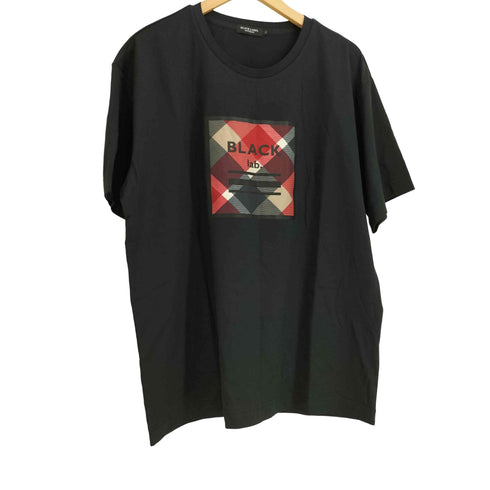 ブラックレーベルクレストブリッジ BLACK LABEL CRESTBRIDGE トーナルチェックボックスグラフィックTシャツ メンズ LL