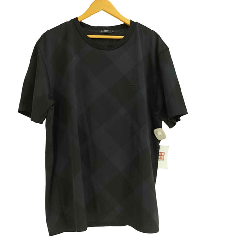 ブラックレーベルクレストブリッジ BLACK LABEL CRESTBRIDGE ロゴ刺繍 バイアスチェック ジャージーカットソー メンズ 3L