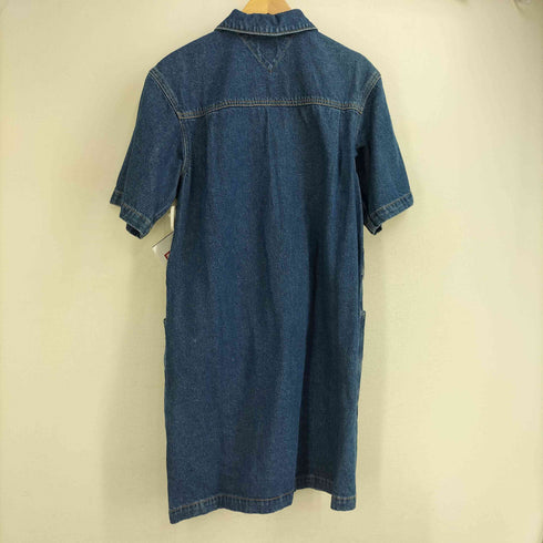 トミージーンズ tommy jeans 23ss ベルテッドワーカーシャツワンピース レディース M