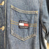 トミージーンズ tommy jeans 23ss ベルテッドワーカーシャツワンピース レディース M