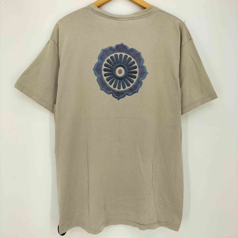 パタゴニア patagonia 90-00S USA製 Beneficial T's LOTUS DESIGNS 両面プリント クルーネックS/S Tシャツ メンズ import:M