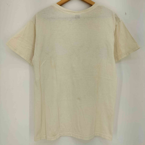 BLUEWAVE 90-00S USA製 santa monica ハイビスカスプリント S/S クルーネック Tシャツ メンズ import:M