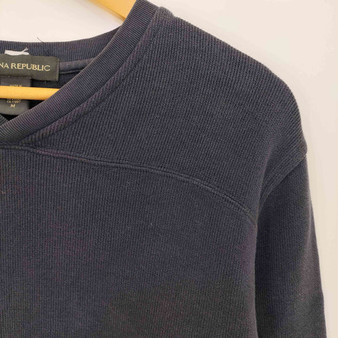 バナナリパブリック BANANA REPUBLIC 90S 黒タグ Vネック フットボール Tシャツ メンズ import:M