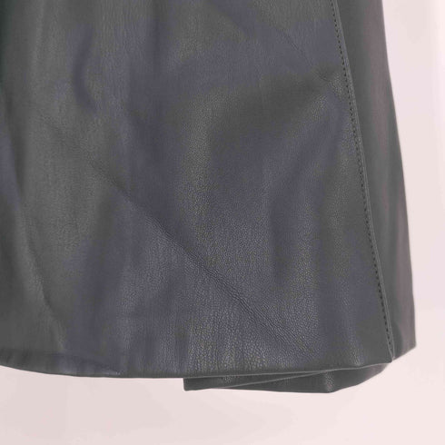 ザラ ZARA フェイクレザー フレアスカート レディース M