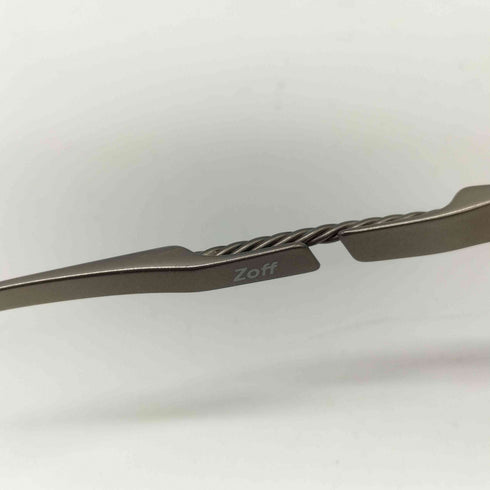 ゾフ zoff Wired Flexible ビジネス ハーフリム カラーレンズ 眼鏡 メンズ 58□15-145