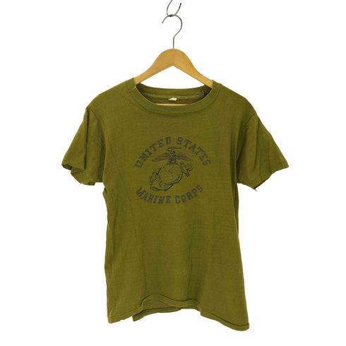 ユーエスネイビー U.S.NAVY 80-90s USA製マリンコープロゴ Tシャツ メンズ