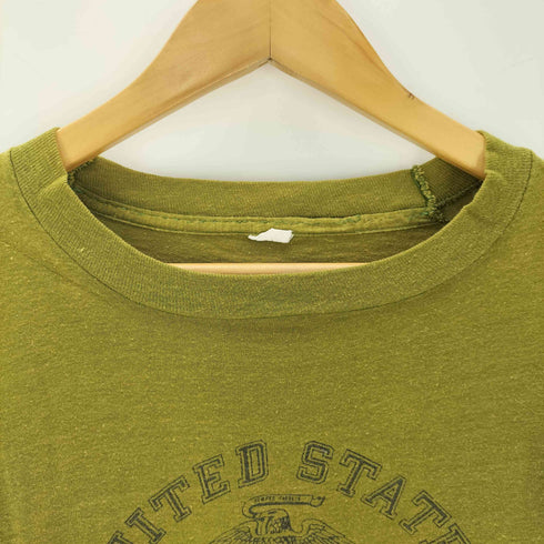 ユーエスネイビー U.S.NAVY 80-90s USA製マリンコープロゴ Tシャツ メンズ