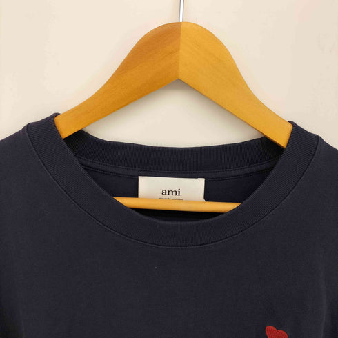 アミアレクサンドルマテュッシ AMI ALEXANDRE MATTIUSSI ハートロゴ刺繍 Tシャツ メンズ