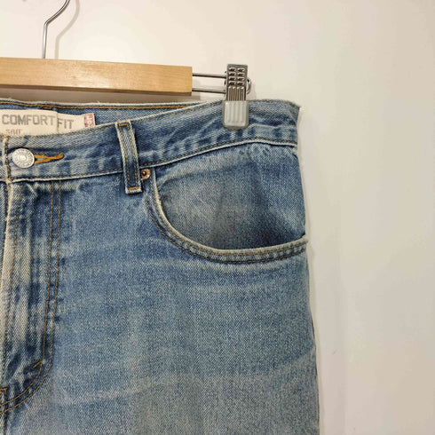 リーバイス Levis 00S 08年製 ボタン裏5757刻印 COMFORT FIT 560 ジップフライバギーシルエットデニムパンツ メンズ W34L34