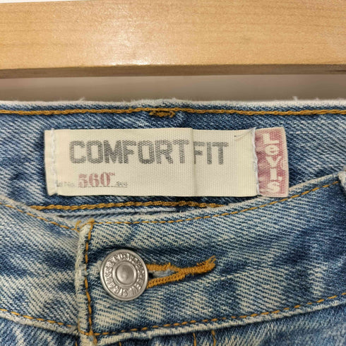 リーバイス Levis 00S 08年製 ボタン裏5757刻印 COMFORT FIT 560 ジップフライバギーシルエットデニムパンツ メンズ W34L34