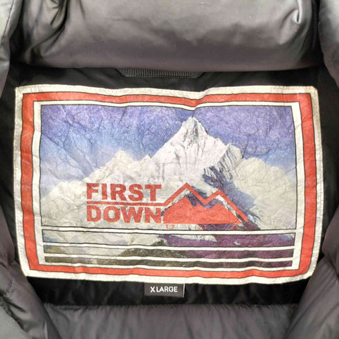 ファーストダウン FIRST DOWN WRAP DOWN PARKA フルジップ ラップダウンジャケット メンズ JPN:XL