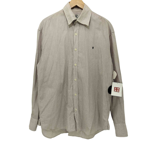 アベイシングエイプ A BATHING APE 90-00S サンプリングタグ L/S シャツ メンズ M