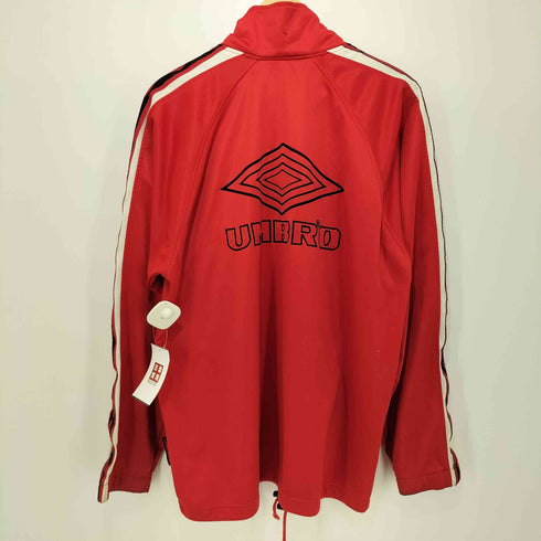 アンブロ UMBRO 90s ロゴ刺繍 サイドライン トラックジャケット メンズ M