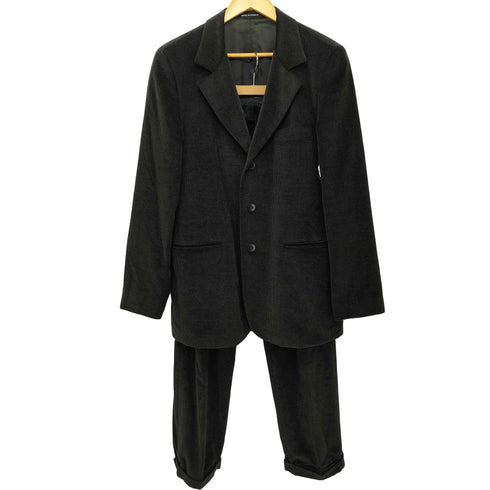 アニエスベーオム Agnes b.homme フランス製 ベロア3B テーラードジャケットセットアップ メンズ ジャケット52 パンツ40