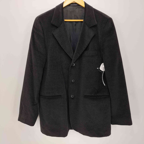 アニエスベーオム Agnes b.homme フランス製 ベロア3B テーラードジャケットセットアップ メンズ ジャケット52 パンツ40