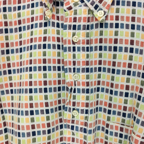 Pt.Alfred ハーフボタンマルチカラーS/Sチェックシャツ メンズ JPN:XL