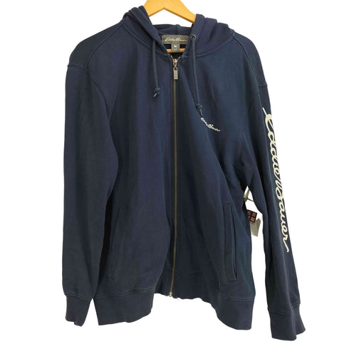 エディーバウアー Eddie Bauer ロゴプリント フルジップパーカー メンズ JPN:L