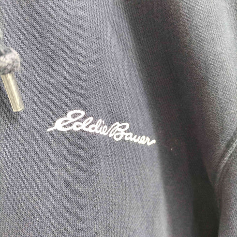 エディーバウアー Eddie Bauer ロゴプリント フルジップパーカー メンズ JPN:L