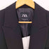 ザラ ZARA LOOSE-FITTING BLAZER ピークドラペルテーラードジャケット メンズ import:M