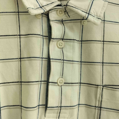 エディーバウアー Eddie Bauer チェック ボタンダウン 半袖ポロシャツ メンズ JPN:L