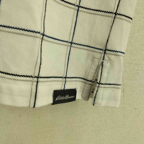 エディーバウアー Eddie Bauer チェック ボタンダウン 半袖ポロシャツ メンズ JPN:L
