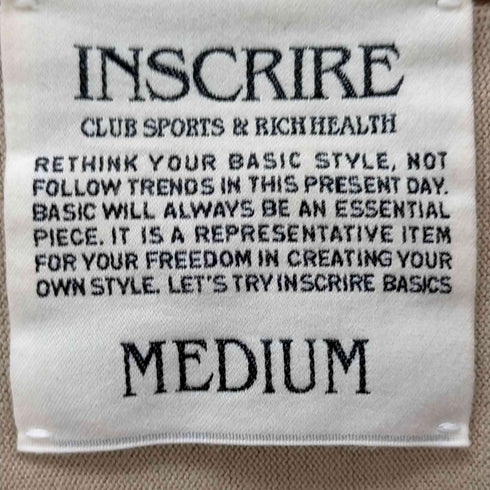アンスクリア INSCRIRE 33 ナンバリング フットボール半袖Tシャツ レディース JPN:M