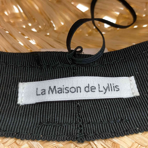 ラメゾンドリリス La Maison de Lyllis ラフィアハット レディース 57cm