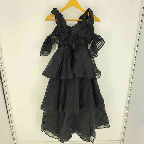 リルリリー lilLilly 24SS pain オーガンジー ティアード フリル キャミ ドレス ワンピース レディース FREE