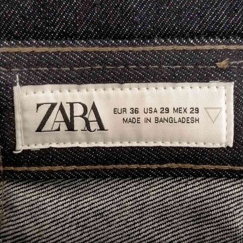 ザラ ZARA 刺繍入りバギーフィットジーンズ メンズ US:28-29