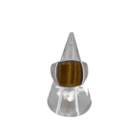 トムウッド TOMWOOD CUSHION TIGER EYE RING シグネットリング レディース 13号