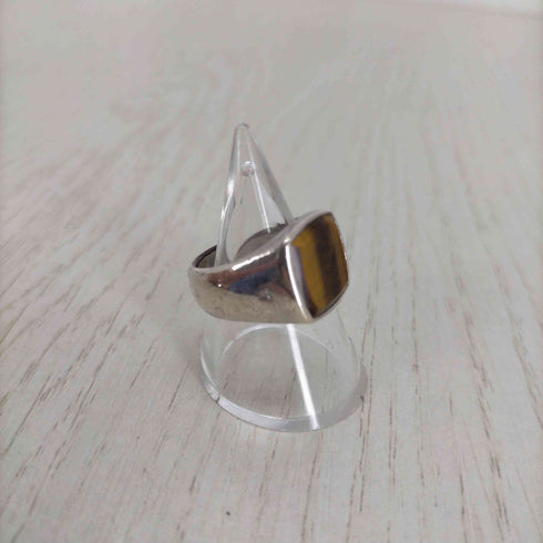 トムウッド TOMWOOD CUSHION TIGER EYE RING シグネットリング レディース 13号