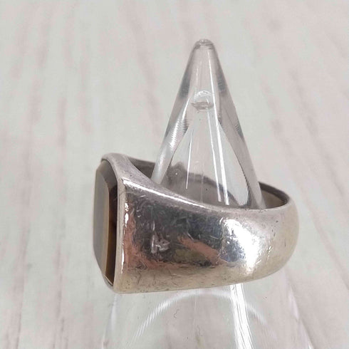 トムウッド TOMWOOD CUSHION TIGER EYE RING シグネットリング レディース 13号