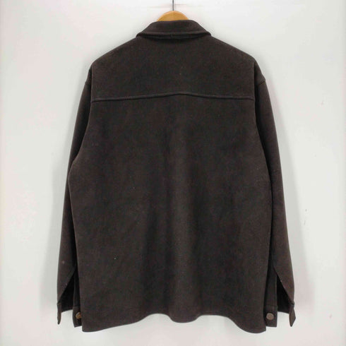 ザラ ZARA スエードシャツジャケット メンズ import:M