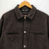 ザラ ZARA スエードシャツジャケット メンズ import:M