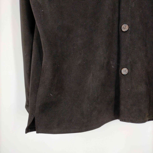 ザラ ZARA スエードシャツジャケット メンズ import:M