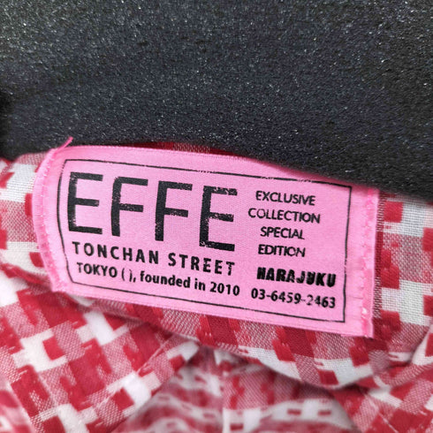 エフェクテン EFFECTEN L/S 総柄フリンジシャツ メンズ