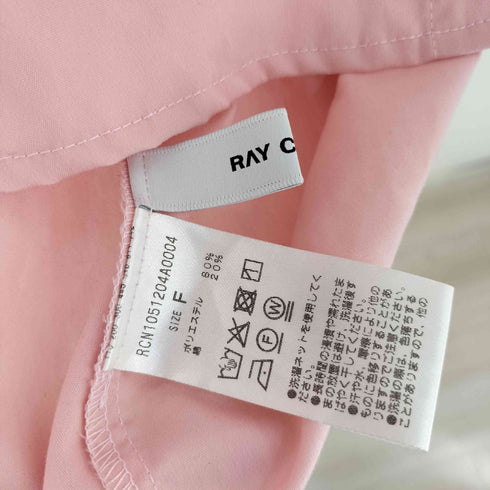 RAY フロントポケットL/Sシャツ レディース