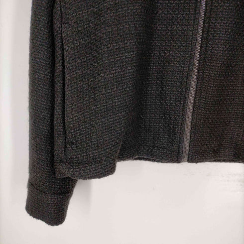 ザラ ZARA ジッパー付きテクスチャードシャツジャケット メンズ import:L