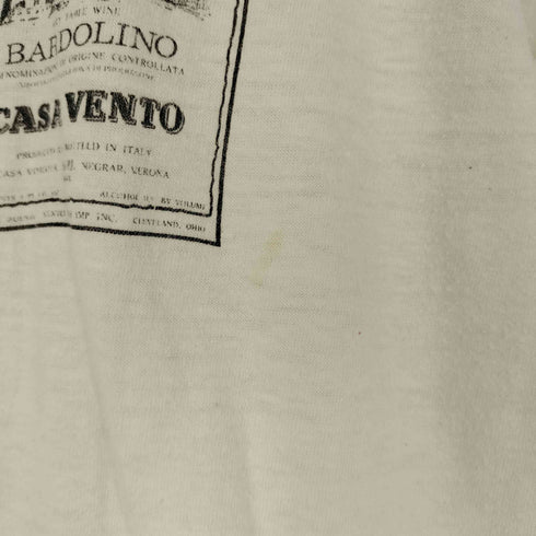 ヘインズ Hanes 70s 裾シングルステッチ フロントプリント リンガーTシャツ メンズ import:L