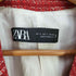 ザラ ZARA 金ボタン ダブルブレスト ツイード テーラードジャケット レディース import:S
