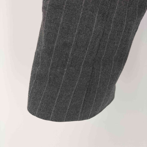 ザラ ZARA ストライプ ディストラクト ブレザー レディース import:M