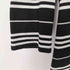 バーバリーロンドン BURBERRY LONDON ワンポイントロゴ刺繍 七分丈ボーダーTシャツ レディース US:4