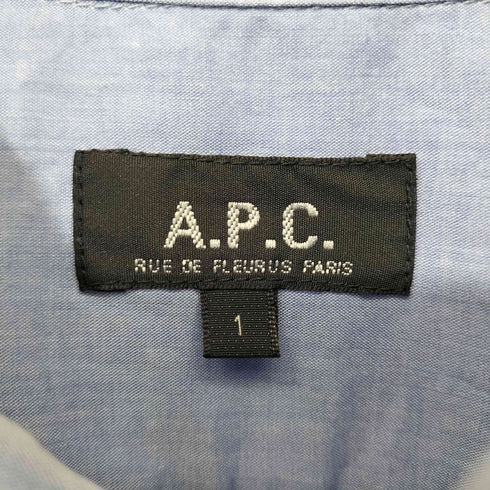 アーペーセー A.P.C. 半袖ペイントボタンダウンシャツ メンズ 1