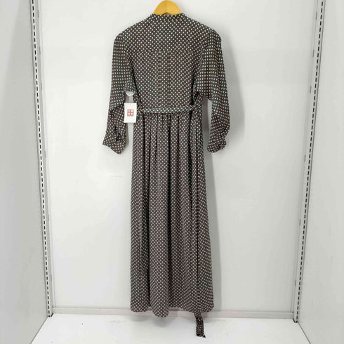 ビューティーアンドユースユナイテッドアローズ BEAUTY & YOUTH UNITED ARROWS ジオメトリックスタンドカラーマキシワンピース レディース