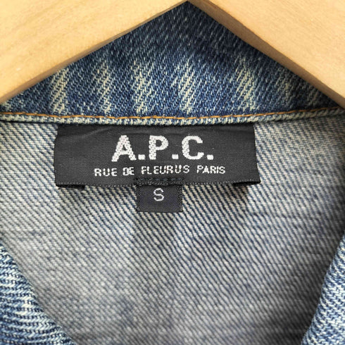 アーペーセー A.P.C. 2nd型 赤耳 フラップポケット デニムジャケット Gジャン メンズ import:S