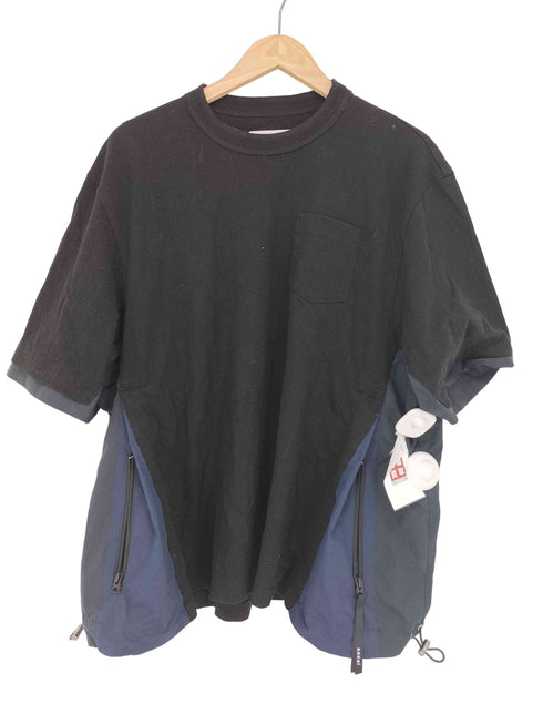 サカイ Sacai ナイロン切替 ポケットTシャツ COTTON T-SHIRT メンズ 2