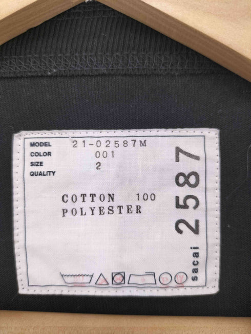 サカイ Sacai ナイロン切替 ポケットTシャツ COTTON T-SHIRT メンズ 2