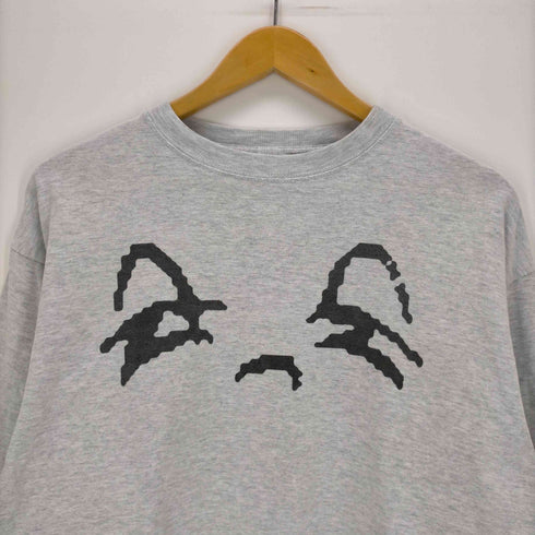 プリントクルーネック L/S Tシャツ メンズ