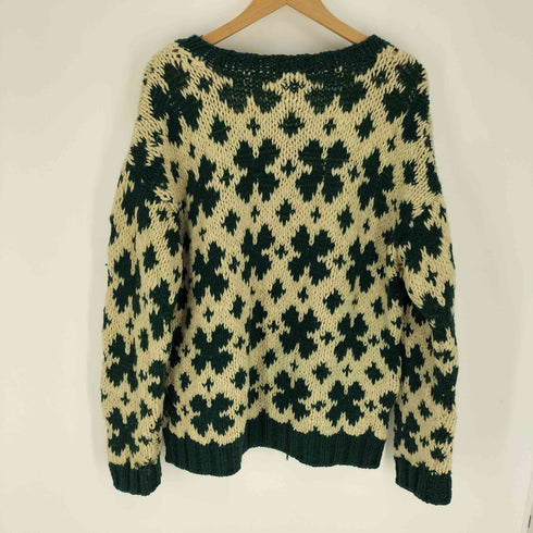 ワイズ Ys 80S 初期タグ HAND KNIT ノルディック柄 ローゲージ ウール ニット レディース