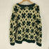 ワイズ Ys 80S 初期タグ HAND KNIT ノルディック柄 ローゲージ ウール ニット レディース